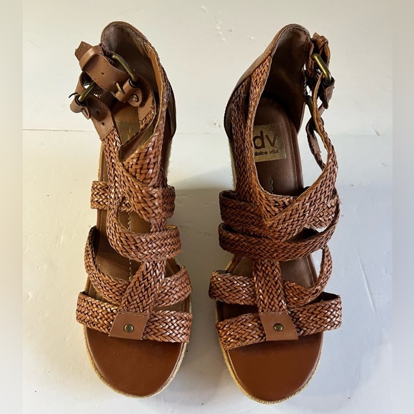 DV by Dolce Vita Women’s Braided Wedge Espadrille Sandals | Size 9.5 - Picture 2 of 13